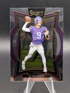 2024 Panini Select - JJ McCarthy #24 Concourse Base (RC) - Minnesota Vikings - Foto 1 di 2