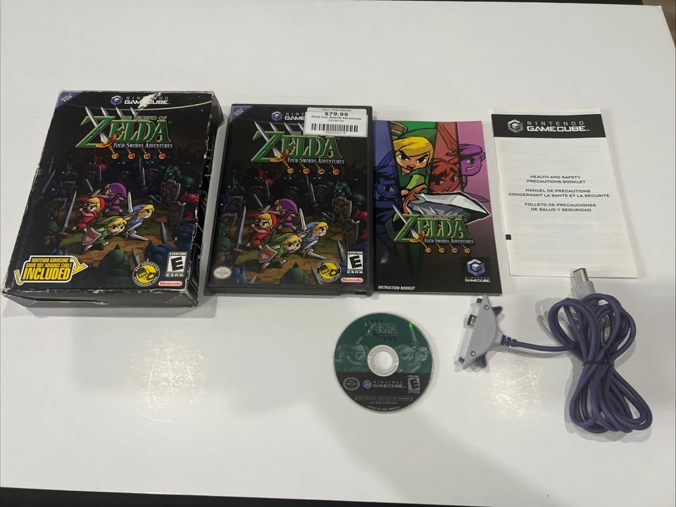 The Legend of Zelda Four Swords Adventures (Nintendo GameCube) Big Box - Image 1 of 4