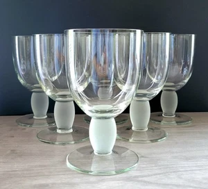 Ein Denby Energy Zest klarer 14 Unzen Kelch mattierter Stiel Polen Vintage 6 verfügbar - Bild 1 von 19