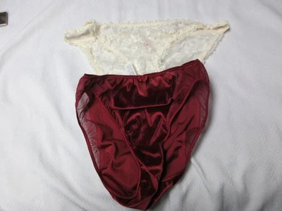 Encaje Marfil Dama Marlene Talla L Bikini Ropa Interior CHRISTINA Terciopelo Panty Bikini Talla L Foto 1 de 4