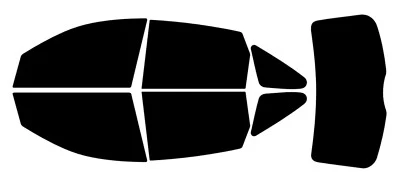 Window Tint For Ford Focus 4 Door Hatch 2002-2007 Precut Nano Ceramic Film Kit - Image 1 of 4