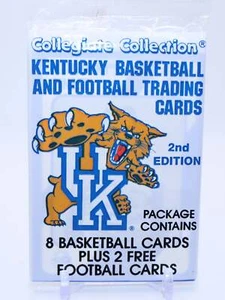 1990 Collegiate Collection Kentucky Wildcats Sports Pack (10 Cards) - Picture 1 of 3