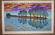 EMEK 10,000 Lakes Rare DOVE Variant Poster Signed Bob Weir Zappa MN Poster Print
