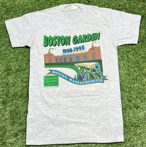 Vintage 90's Boston Gard Boston Bruins Boston Celtics NHL NBA T-Shirt Men's S Cover