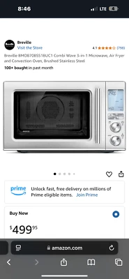 Breville Smart Oven Air Fryer - Image 1 of 3