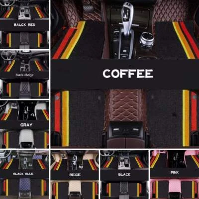 All Model For Mercedes benz Car Floor Mats Front & Rear Custom Carpets Luxury Foto 1 de 4