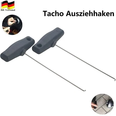 2 Tacho Ausziehhaken Für Mercedes-Benz Haken Auszieher Satz Werkzeug T40207 - Bild 1 von 4