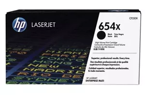 GENUINE HP 654X CF330X BLACK HIGH YIELD TONER CARTRIDGE M651 - Picture 1 of 1
