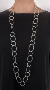 Charm Kette Gliederkette oval silber   Stephisimo elegant klassisch extravagant - Bild 1 von 6