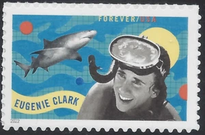 US Forever Stamps 2022 Eugenie Clark Scott #5693 single - Picture 1 of 1