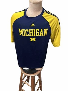 adidas Men's University of Michigan Scorch Athletic Shirt - L - Picture 1 of 8