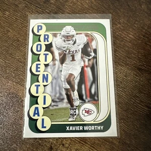 Xavier Worthy RC 2024 Score Protential #15 ROOKIE NFL Chiefs - Bild 1 von 2