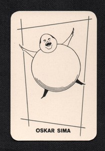 Oskar Sima 1950's Filmstars im Titel-Mix by R P Bauer Film Star Card