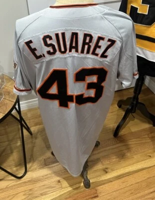 San Francisco Giants Arizona League Rawlings E Suarez 43 Game Worn Jersey Men 44 - Image 1 of 4