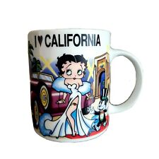 Vtg Betty Boop Mug I Love California Universal Studios Coffee Cup 2001