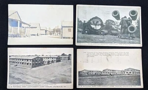 4 Postcards WWI WW2 RPPC GERMAN Internment Camp US Army Camp Eustis Taylor WWII - Picture 1 of 9