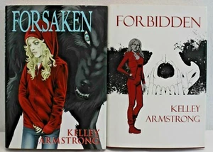 Lot Of 2 by Kelley Armstrong Forsaken & Forbidden First Edition HCDJ - Picture 1 of 5