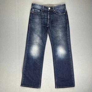 Armani Exchange Herrenjeans * 32 x 31 J101 Boot Cut Knopfleiste dunkle Waschung Baumwolle USA  - Bild 1 von 13