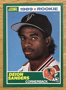 1989 Score Deion Sanders Rookie Card RC #246 Falcons - Picture 1 of 3