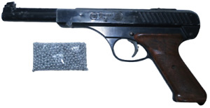 HTF Vintage Working Crosman V-300 .177 Caliber BB Gun Pistol #3 + BB's🏅