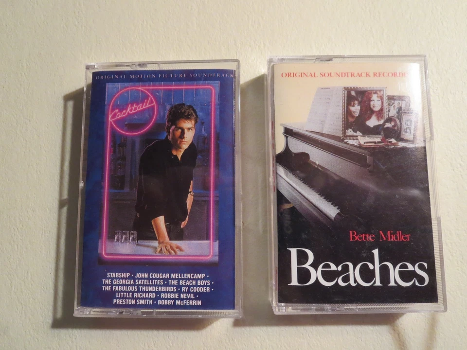 BEACHES and COCKTAIL (TWO Cassettes) Bette Midler, The Beach Boys, Ry Cooder - Image 1 of 1