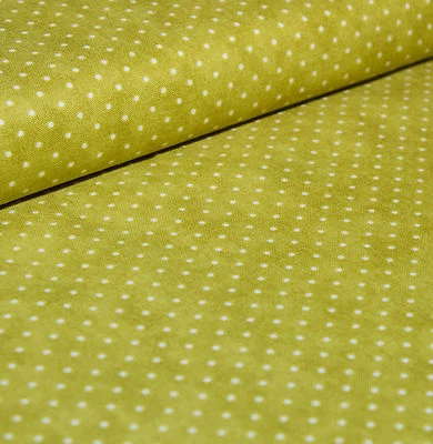 Patchwork Punkte auf Olivgrün Essential Dots - 100% Baumwolle (Nr.0526) - Bild 1 von 2