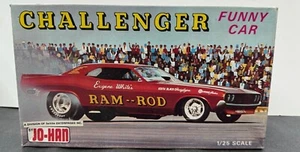 Johan gc-1500 #2 Dodge Challenger Ram Rod Funny Car KIT 1/25 McM w/BWN - Picture 1 of 7