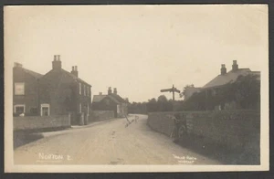 Postcard Norton nr Worksop Nottinghamshire village Cuckney postmark 1917 RP 2 - Picture 1 of 2