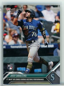 2022 TOPPS NOW #326 JOSE CABALLERO RC MARINERS