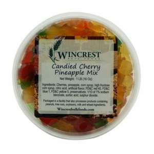 WinCrest mix ananas ciliegio candito ~ vasca da 1 libbra - spedizione celere gratuita! - Foto 1 di 5