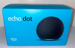 Amazon Echo Dot 4th Generation Black Speaker NIB Sealed. Hey Alexa!