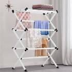 3-Tier Large Laundry Drying Rack Portable Foldable Clothes Dryer Hanger Storage