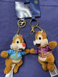 Shanghai Disney Grand Opening Chip n Dale Keychain Set 2016 NWT - Picture 1 of 3
