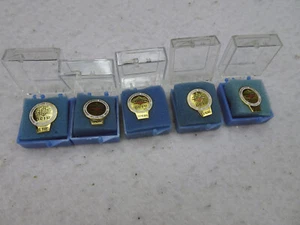5x VTG Graphic Communications International GCIU AFL 20-40 Years Union lapel Pin - Picture 1 of 6