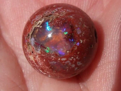 Cuenta de ópalo de fuego Cantera mexicana de 11,44 quilates Foto 1 de 4