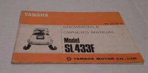 YAMAHA SL433F Snowmobile Manual 861-28199-10 - Picture 1 of 2