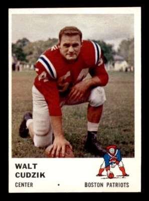 1961 Fleer Football #182 Walt Cudzik NM *e1 - Image 1 of 2