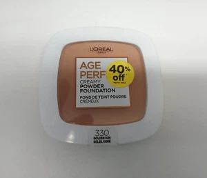 L’Oréal Paris Age Perfect Creamy Powder Foundation, 330 Golden Sun, 0.31oz - Picture 1 of 1