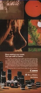 1971 Vintage CANON 35mm Camera & Lens Accessories Print Ad - Picture 1 of 1