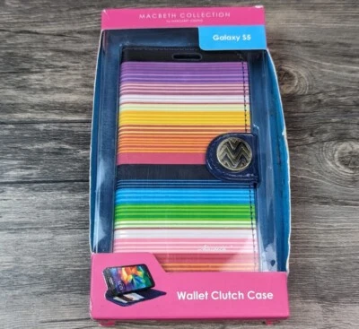 Macbeth Collection Wallet Clutch Case for Samsung Galaxy S5 Emma Stripe - Image 1 of 4