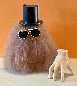 Miniature Dollhouse Halloween 🎃 Give “It” A “Hand” 2 Pc Set Handmade Wool Clay - Picture 1 of 4