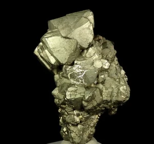 PYRITE - interesting crystals !!! ++++++ PERU Huanzala Mine /ky548 - Picture 1 of 10