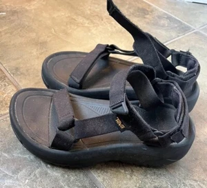 ๐ผ SALE ๐ผ Teva Women Hurricane XLT2 Ampsole Platform Hiking Sandals Sz 7 Black - Picture 1 of 7