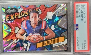 JOE MILTON III RC 2024 Panini Absolute EXPLOSIVE INSERT #EX-JMN PATRIOTS/COWBOYS - Bild 1 von 4