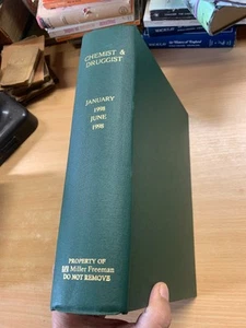 APOTHECARY "CHEMIST & D" PHARMACY BOUND MAGS JAN TO JUNE 1998 3.8kg BOOK (EV4) - Foto 1 di 16