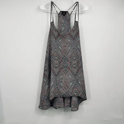 Blusa túnica sin mangas Mossimo colorida nueva con etiquetas XL Boho Hippie Festival Foto 1 de 4