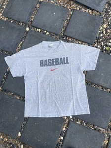 Vintage Silver Tag Y2K Nike Base All Shirt - Picture 1 of 4