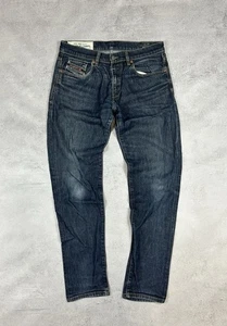 DIESEL D-STRUKT Slim Blue Denim Stretch Pants Jeans Size W32 L 32 Zip Fly - Picture 1 of 14