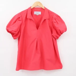 Tommy Bahama Damen Nova Wave Puffärmel Seersucker Top koralle Gr. XL Sommer - Bild 1 von 6
