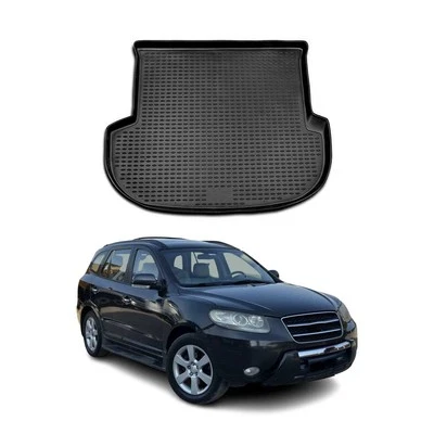 Alfombrillas de carga OMAC forro para Hyundai Santa Fe 2007-2012 impermeables TPE negras Foto 1 de 4